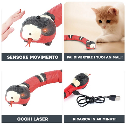 GIOCO SERPENTE AUTOMATICO PER GATTI